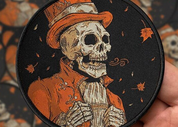 skeleton sew patches